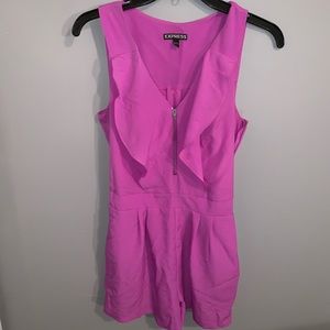 Express Fuchsia Dressy Romper